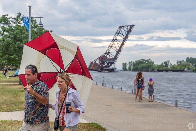 Take a walk at Riverside Park and enjoy an evening in River East.