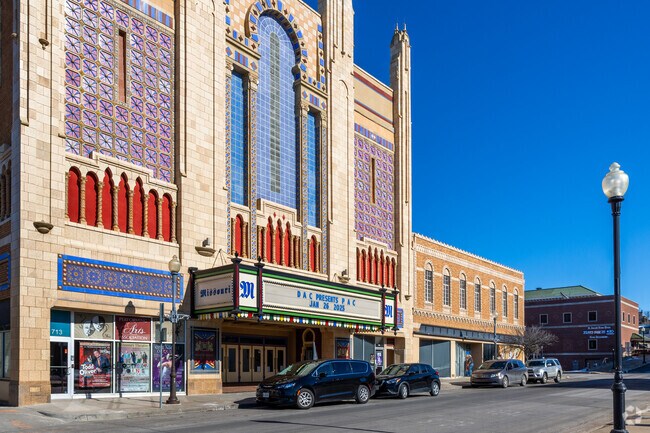 The Missouri Theater in St Joseph is an iconic historic playhouse spotlighting musicals and theater productions.