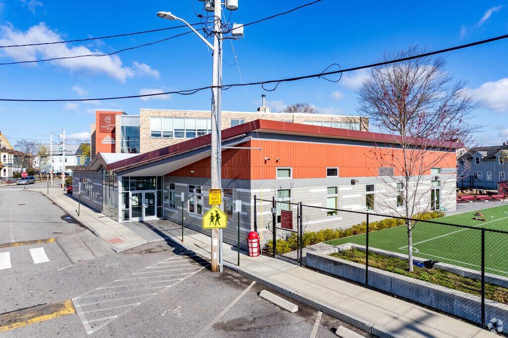 Front of Community Preparatory School located in Lower South Providence, RI.