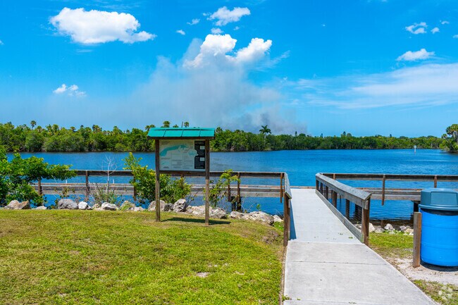 Residents can enjoy the views of the St. Lucie River at the dock and lookout at River Park Marina.