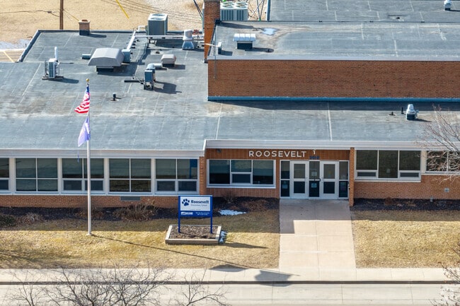 Roosevelt Elementary School is rated a B according to niche.