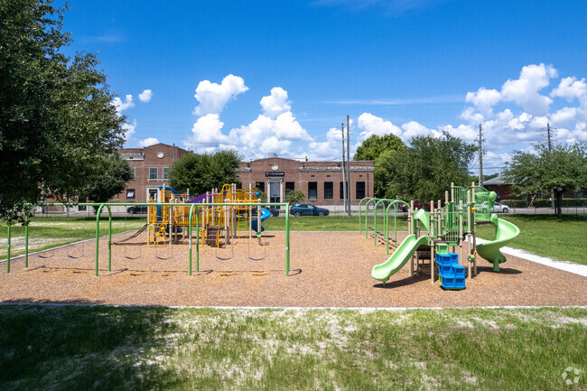 Andrew A. Robinson Elementary School has a playground that students can use during recess.