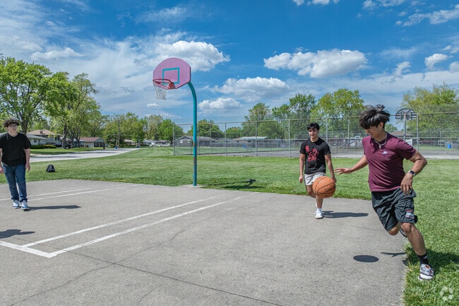 Enjoy a game of pickup basketball with your friends at Will Ponikvar Park in Bradley.