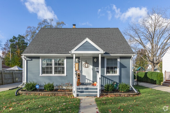 Charming Cape Cods line the quiet streets of St. Aemilian's