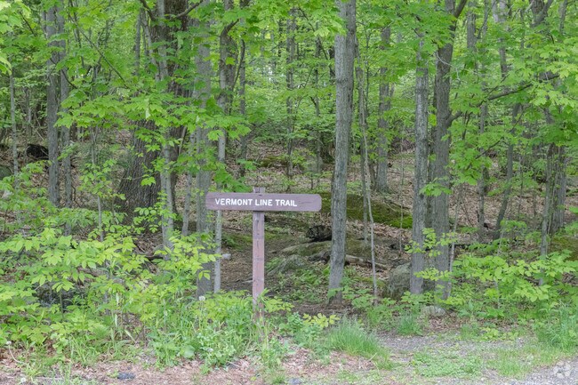 At the northern boundary of Clarksburg State Park, the Vermont Line Trail is a great place to see wildlife.