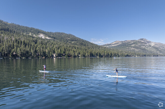 Gateway residents have countless outdoor activities in the area to stay in shape like SUP'ing.