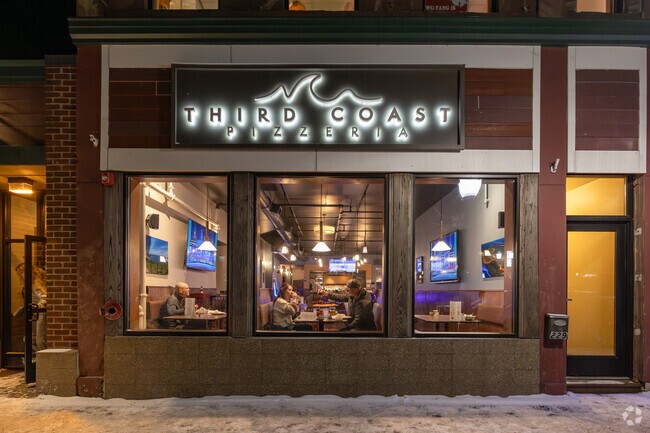 Enjoy a fresh and delicious pie at Third Coast Pizzeria in Marquette, off Third Street.