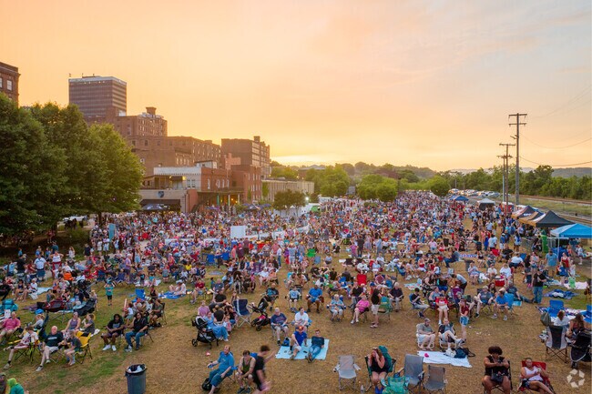 The annual 4th of July celebration draws large crowds from all over the Lynchburg metro area.