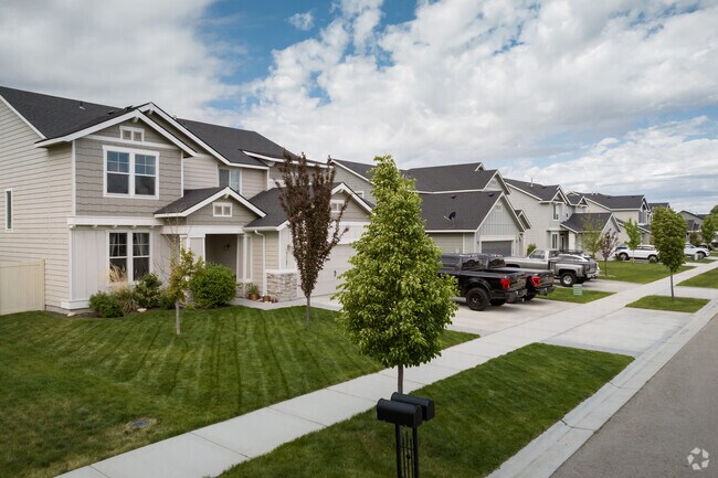 Rows of large one- and two-story homes with large lots fill the neighborhoods of Eagle.