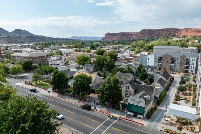 The Green Gate Village is right at the heart of Historic Downtown in St. George.