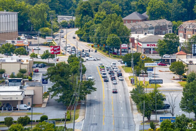 The many surrounding neighborhoods often feed on the vast shopping options in Toco Hills.