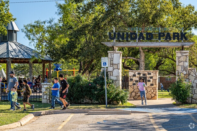 Unidad Park in San Angelo, Texas has fun for all ages.