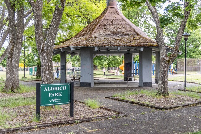 Aldrich Park offers playgrounds and fields for residents of Southeast Salem.
