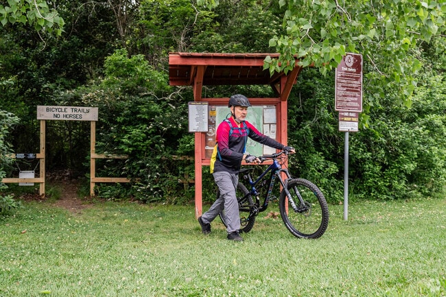 Hitchcock offers several biking trails.
