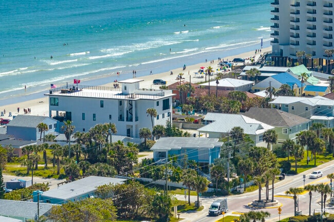 Central Beach is lined with beachfront homes and condos.