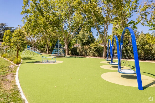 Innovative swings are a favorite of students at Addison Elementary School in University South.