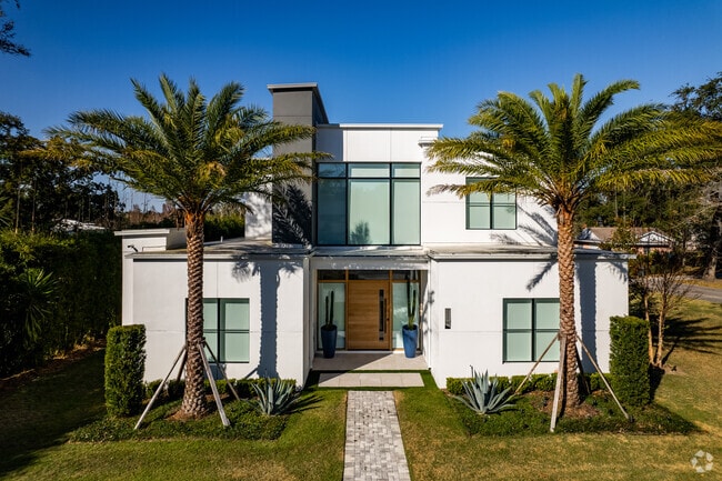 Modern luxury homes are a feature in Winter Park.