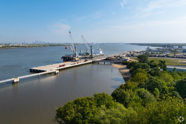 Shipping docks by the BP Groundwater Treatment Plant is one of the many sites that give Paulsboro its industrial vibe.