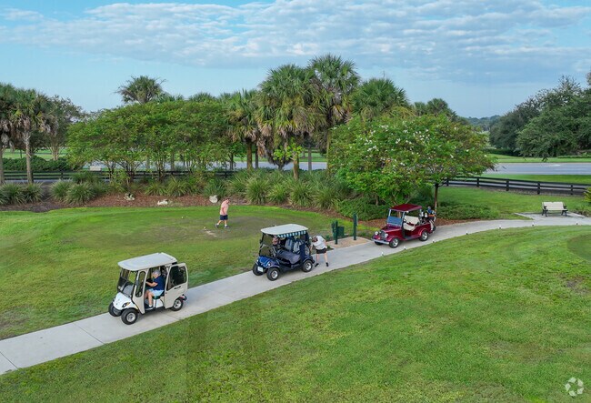 Village of Osceola Hills residents use golf carts more than any other means of transportation.