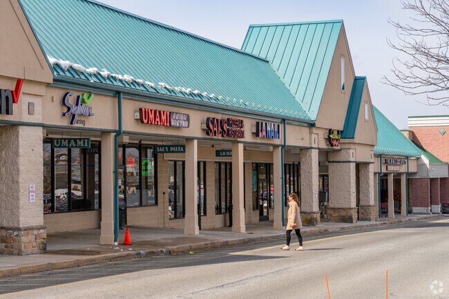 The Lionville Shopping Center provides convenient errands or eateries for residents.