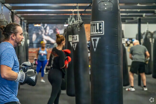 Title Boxing Club in Arden Hills hosts frequent fitness classes.