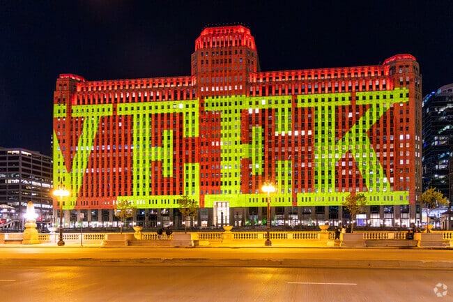 Art on The Mart is a unique digital art experience nightly during the summer in River North.