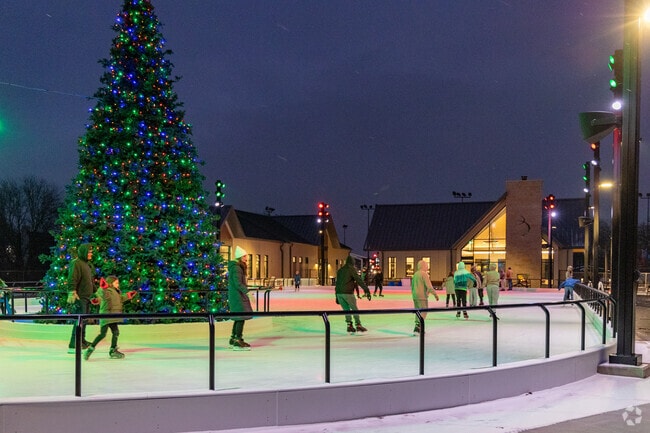 The Landing Ice Rink is a brand new winter attraction that already a Bettendorf favorite.