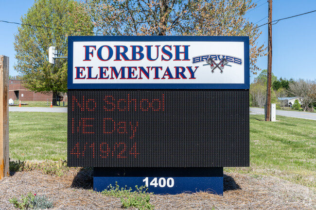 Forbush Elementary School is one of the top schools in the Yadkin County school system.