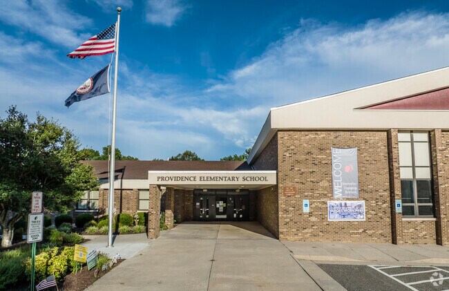 Entrance at Providence Elementary School.