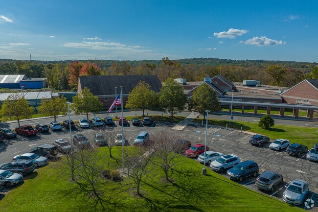 Long Meadow Elementary has plenty of parking for its staff and parents.
