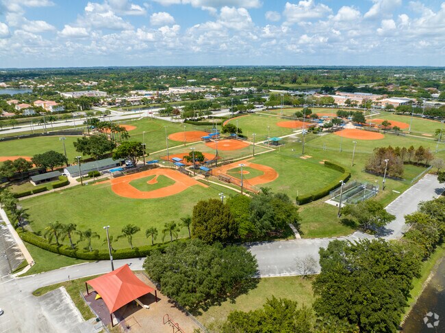 Baseball Fields Next To Pembroke Pines Elementary Charter School Main Campus