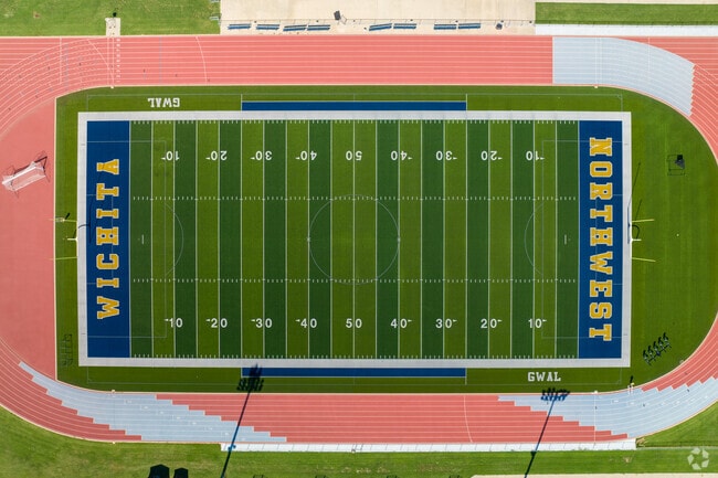 Watch a football game at Wichita Northwest High School.