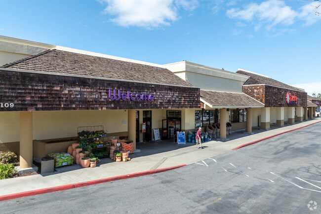 Pierce Ranch locals shop and dine at nearby Almaden Oaks Plaza, home to Lucky and casual eateries.
