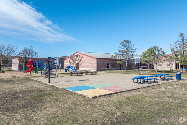 John & Nelda Partin Elementary School provides a playground for students to enjoy.