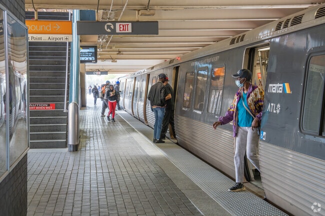 Hammond Park residents ride the MARTA train at the nearby Lakewood-Ft McPherson station to get around metro-Atlanta.