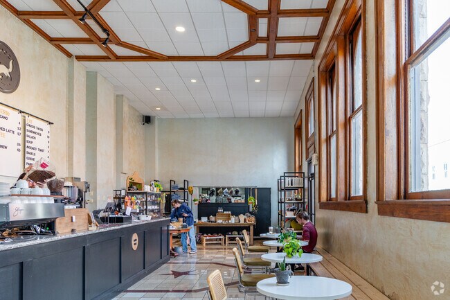 Walnut Hill Coffee Company serves fresh pastries and coffee on the Winchester town square.