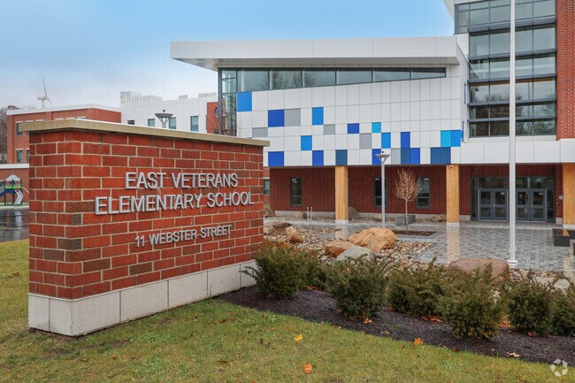 East Veterans Elementary School is located in Gloucester.