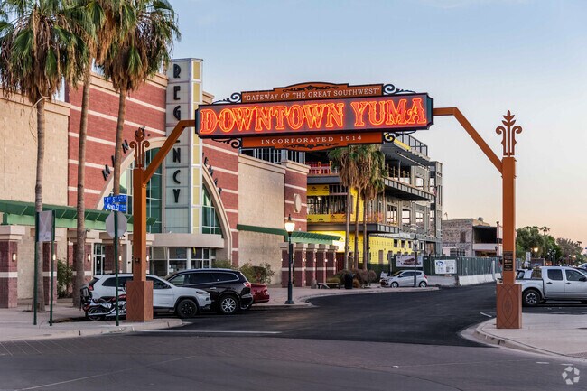 Downtown Yuma is just a short drive from Cibola Heights.