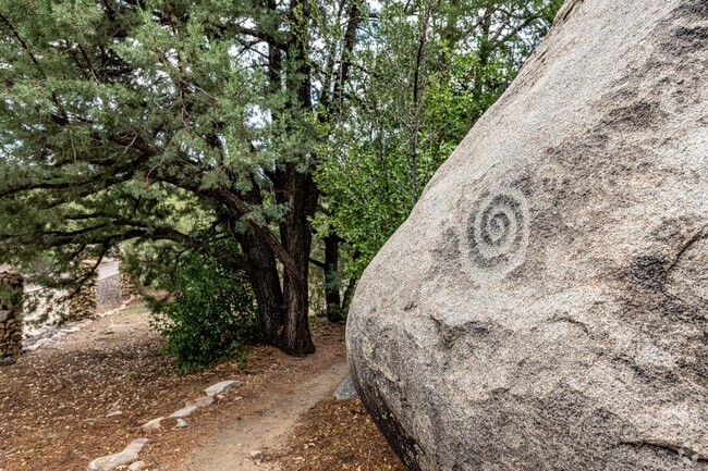 Native American art is still visible on some of the trails in Prescott.