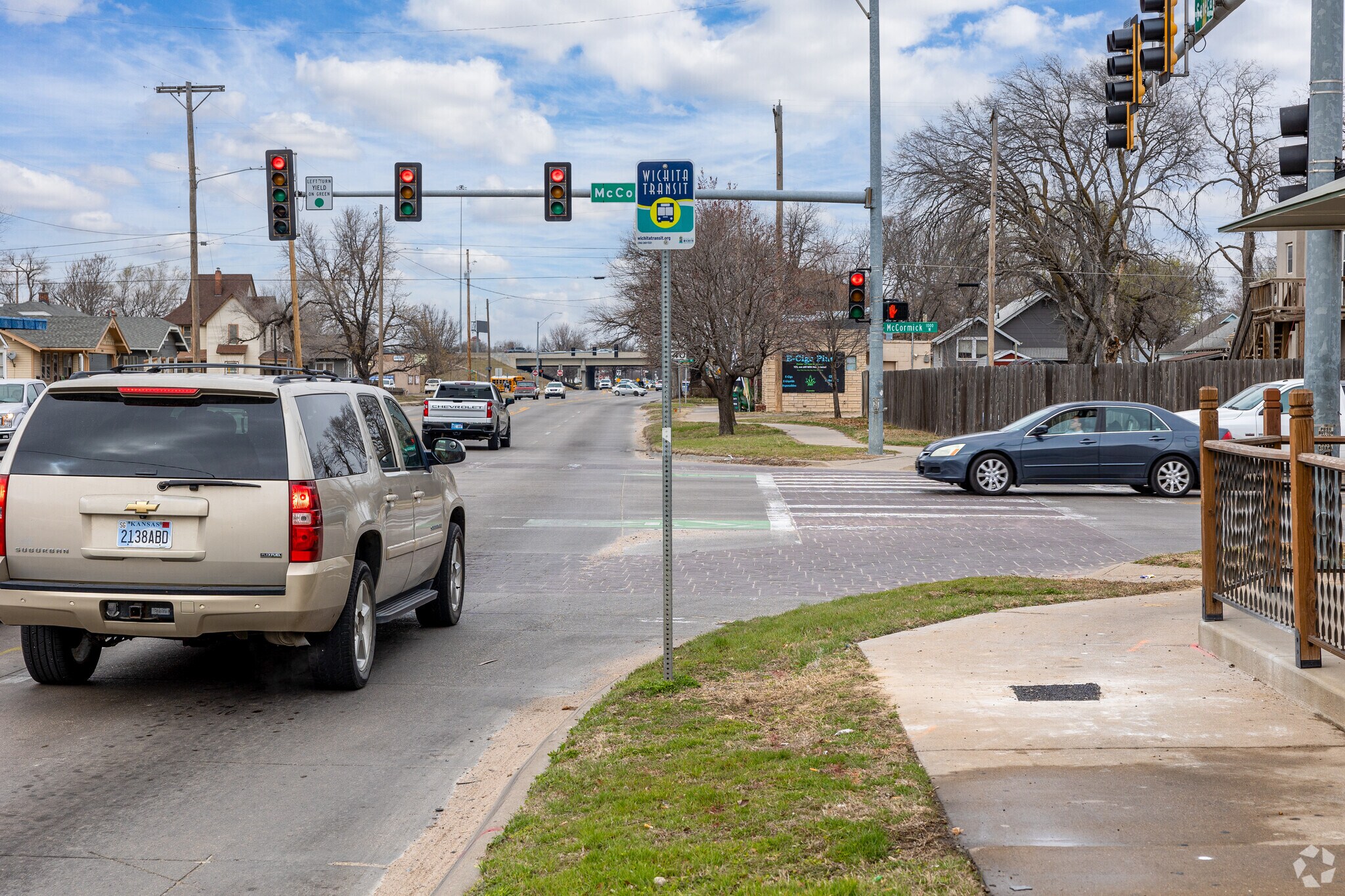 There are several public bus stops throughout McCormick.