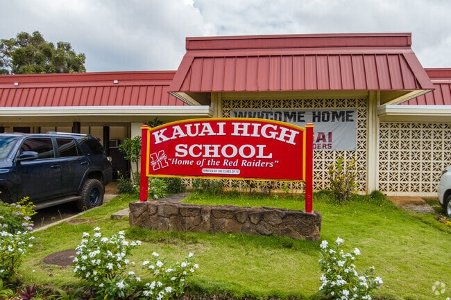 Kauai High School in Lihue is home of the Red Raiders!