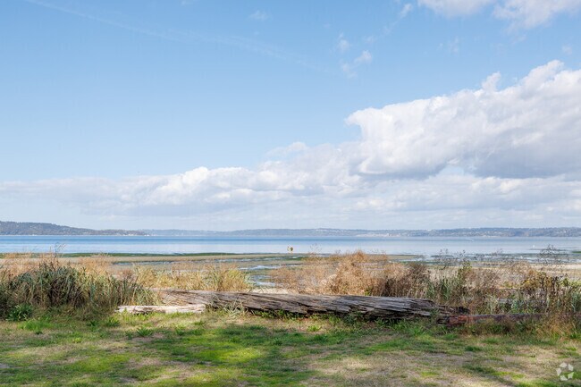 Dumas Bay Sanctuary offers many scenic views for visitors to enjoy.