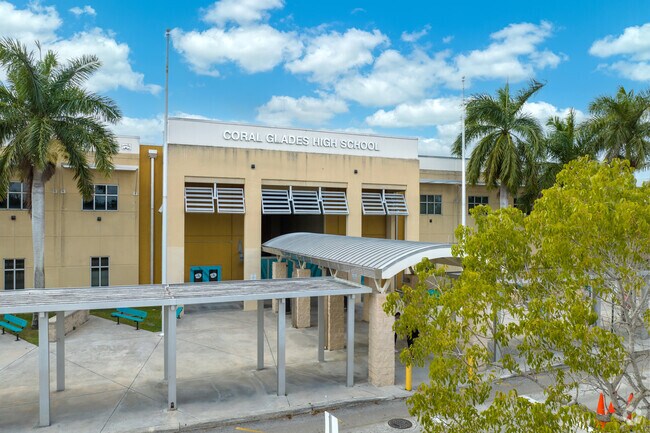 Coral Glades High School provides a secure learning space in Cypress Run.