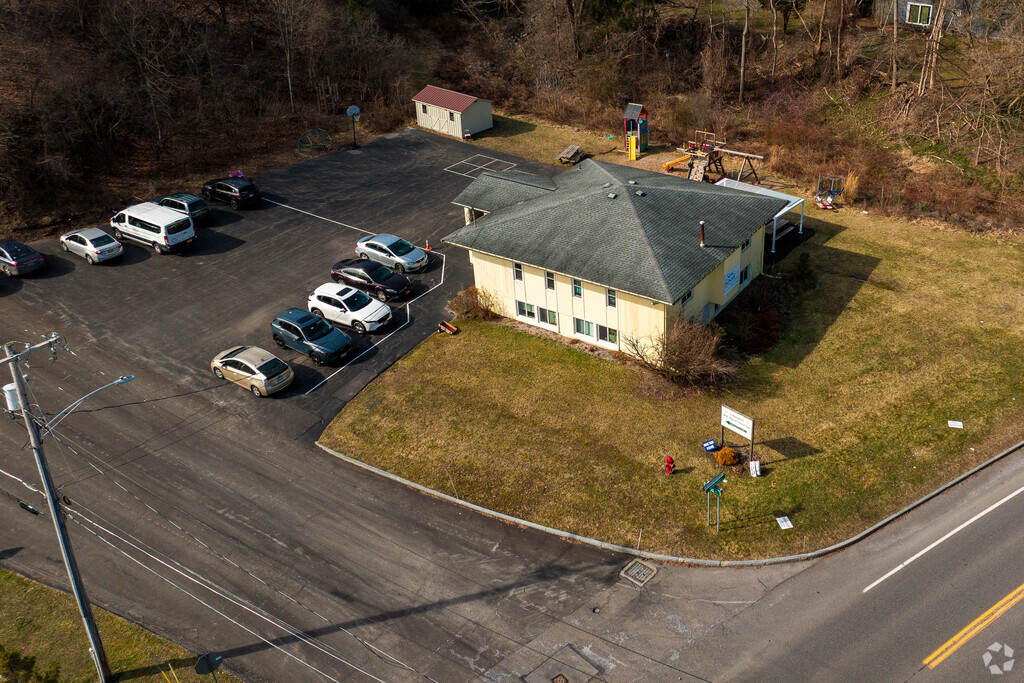 The New School in DeWitt has a small parking lot for faculty and parents.