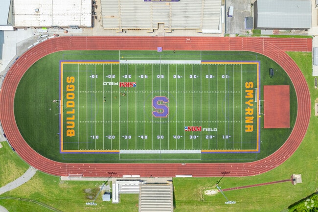 Smyrna High School is home to the SRM Field where the Bulldogs play.