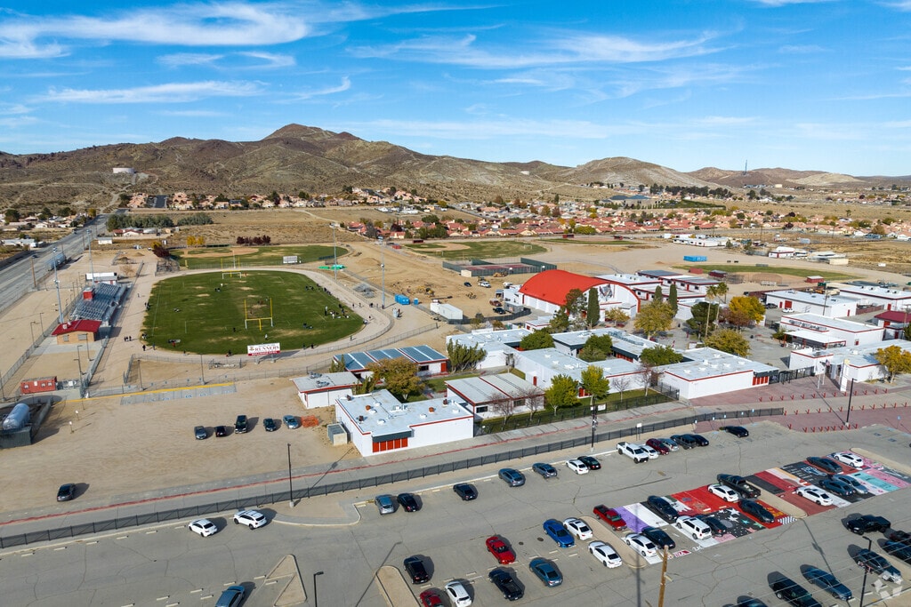 Rosamond High serves grades 9th-12th for anyone in the area going to high school.