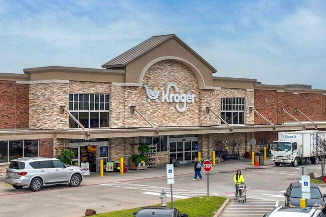 The residents of Lucas make that short trip to Allen to do their grocery shopping at Kroger.