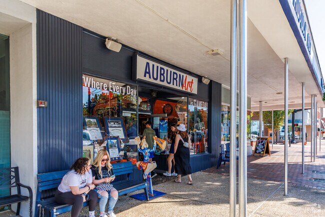 Auburn Art is an art and gift store available to residents of Mckinley Heights.