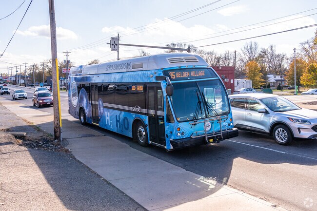 Residents of the the Market Heights neighborhood can grab a short bus ride to downtown Canton.