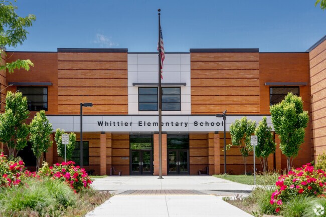 Whittier Elementary School serves over 560 students in grades PK through 6th.